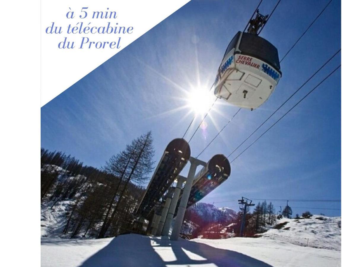 La Ruinée Appartement chaleureux à proximité des pistes et commodités Briançon Exterior foto